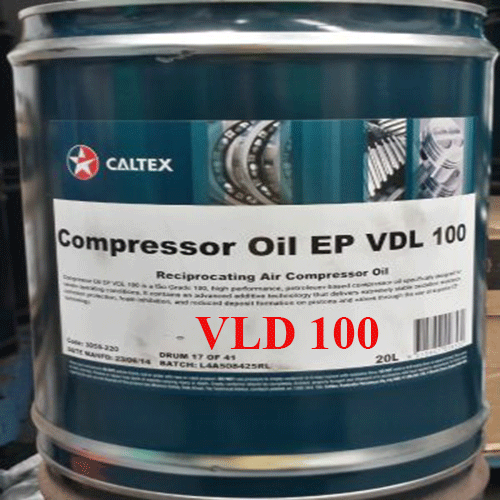 COMPRESSOR OIL EP VDL 100 (Dầu máy nén khí pittong), VDL 100,100,với .